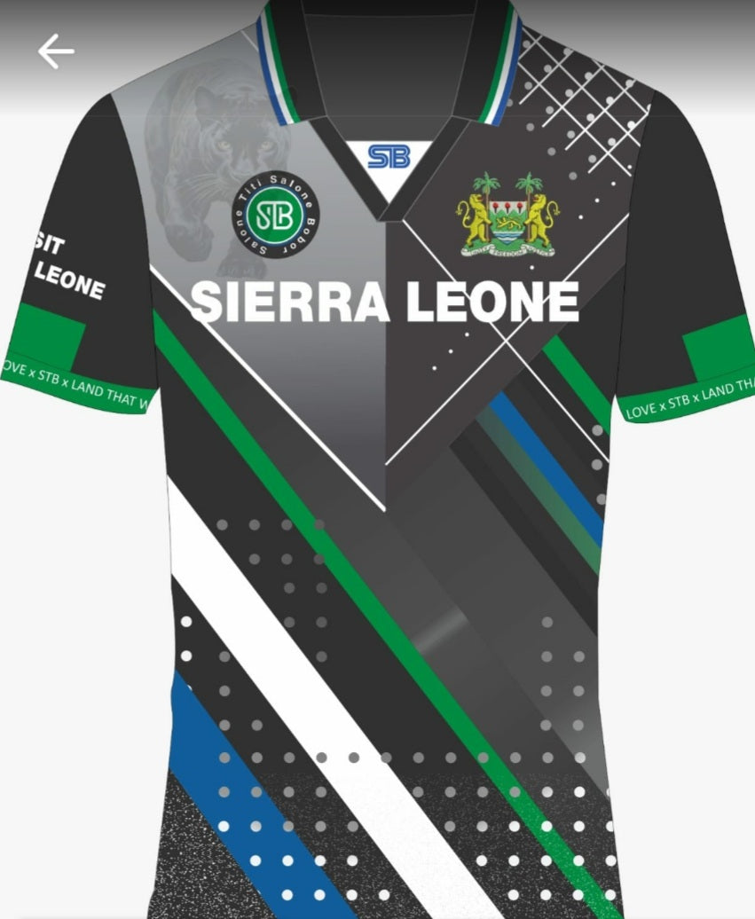 mock up of the Black Leopard jersey