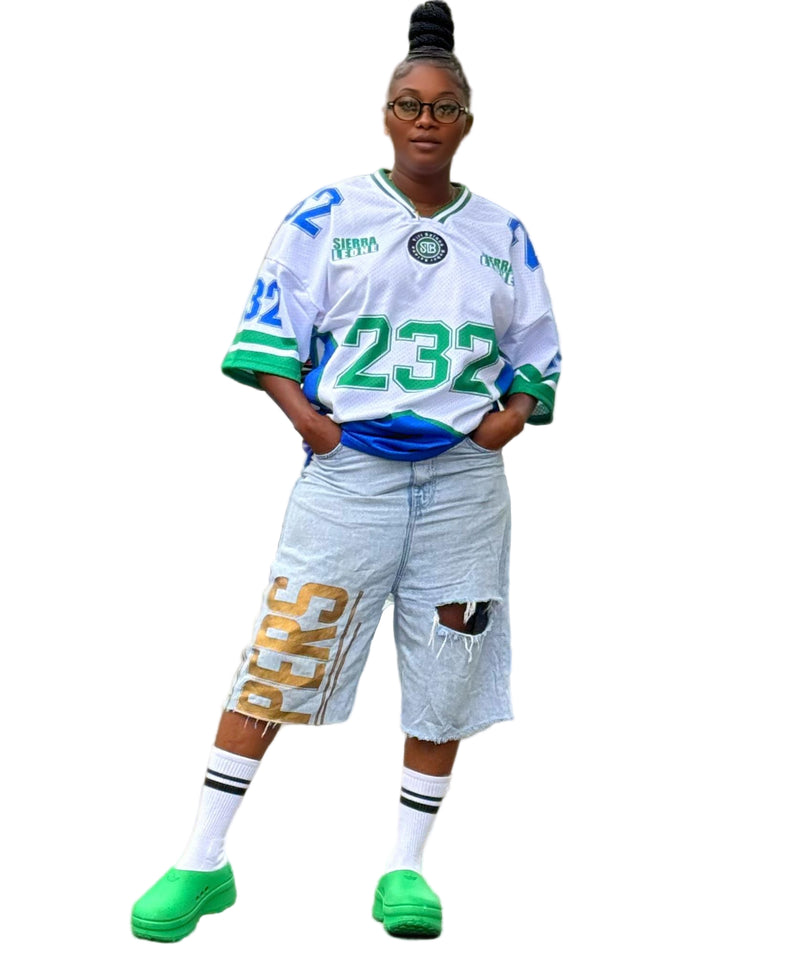 Front view of the 232 Oversized jersey 