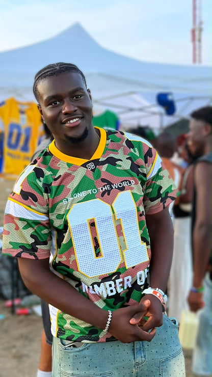 STB ICEBOX camouflage jersey front close-up